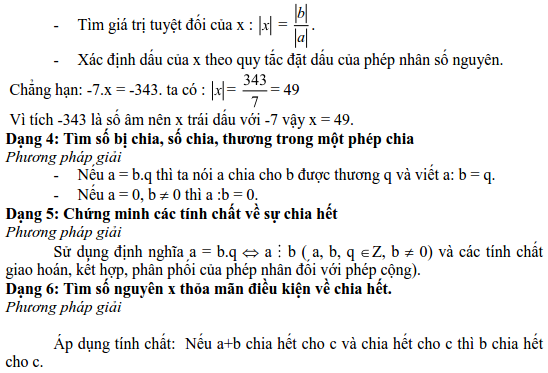 Chương 2: Số nguyên-1