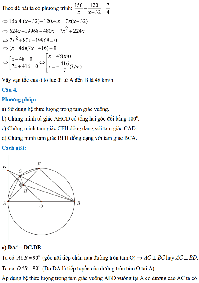 Đề thi vào 10 môn Toán tỉnh Quảng Ninh 2018 có đáp án