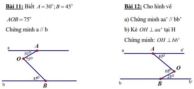 Đề cương ôn tập Hình học 7 chương 1 THCS Giảng Võ 2018-2019-1
