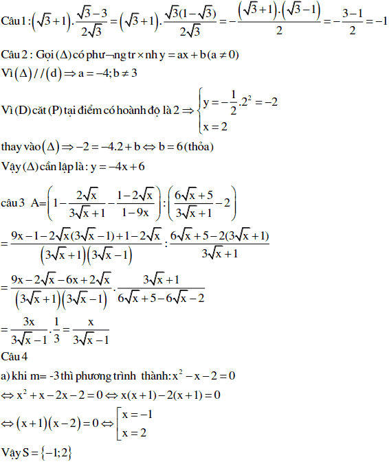 Đề thi Toán vào lớp 10 Kon Tum năm học 2018-2019 có đáp án-1