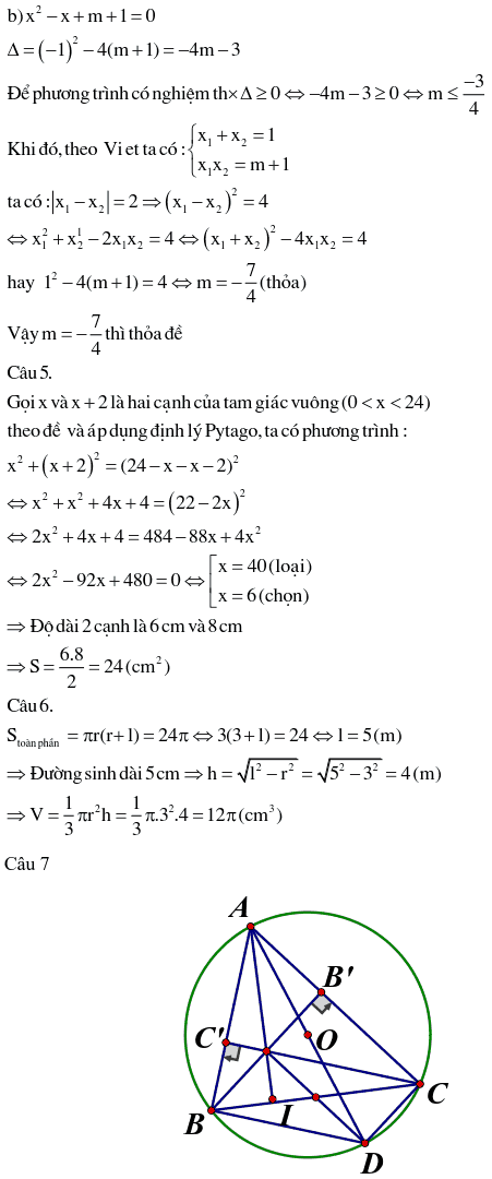 Đề thi Toán vào lớp 10 Kon Tum năm học 2018-2019 có đáp án-2