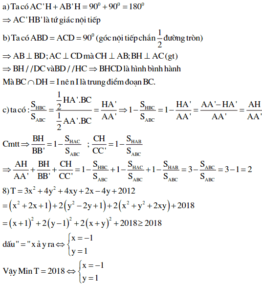 Đề thi Toán vào lớp 10 Kon Tum năm học 2018-2019 có đáp án-3