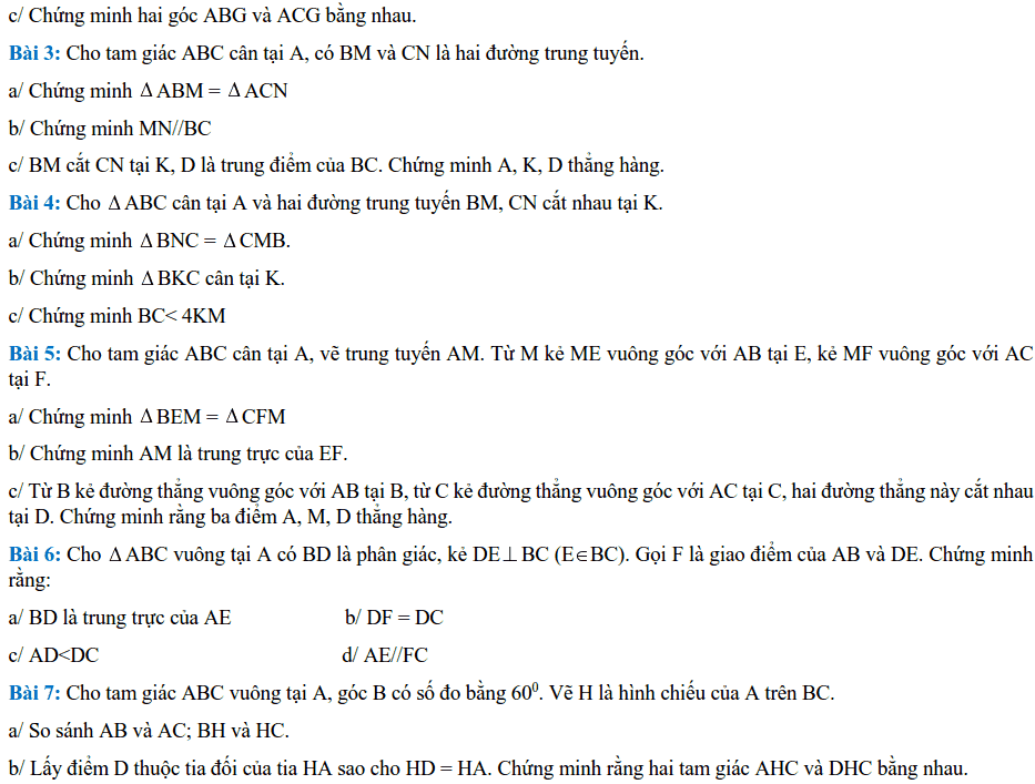 Đề cương ôn tập cuối năm môn Toán 7 THCS Mai Dịch 2017-2018-3