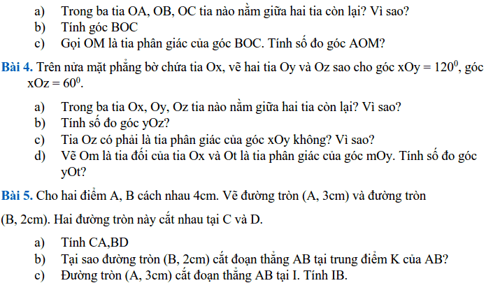 Đề cương ôn tập HK2 môn Toán 6 THCS Nguyễn Bỉnh Khiêm 2017-2018-5