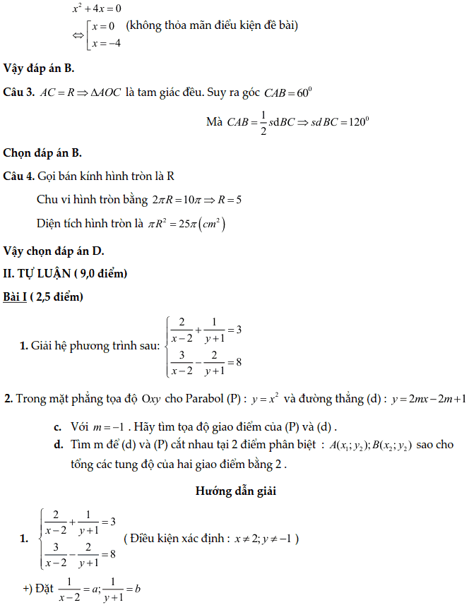 Đề kiểm tra học kì 2 môn Toán 9 quận Hoàng Mai 2017-2018 có đáp án-3