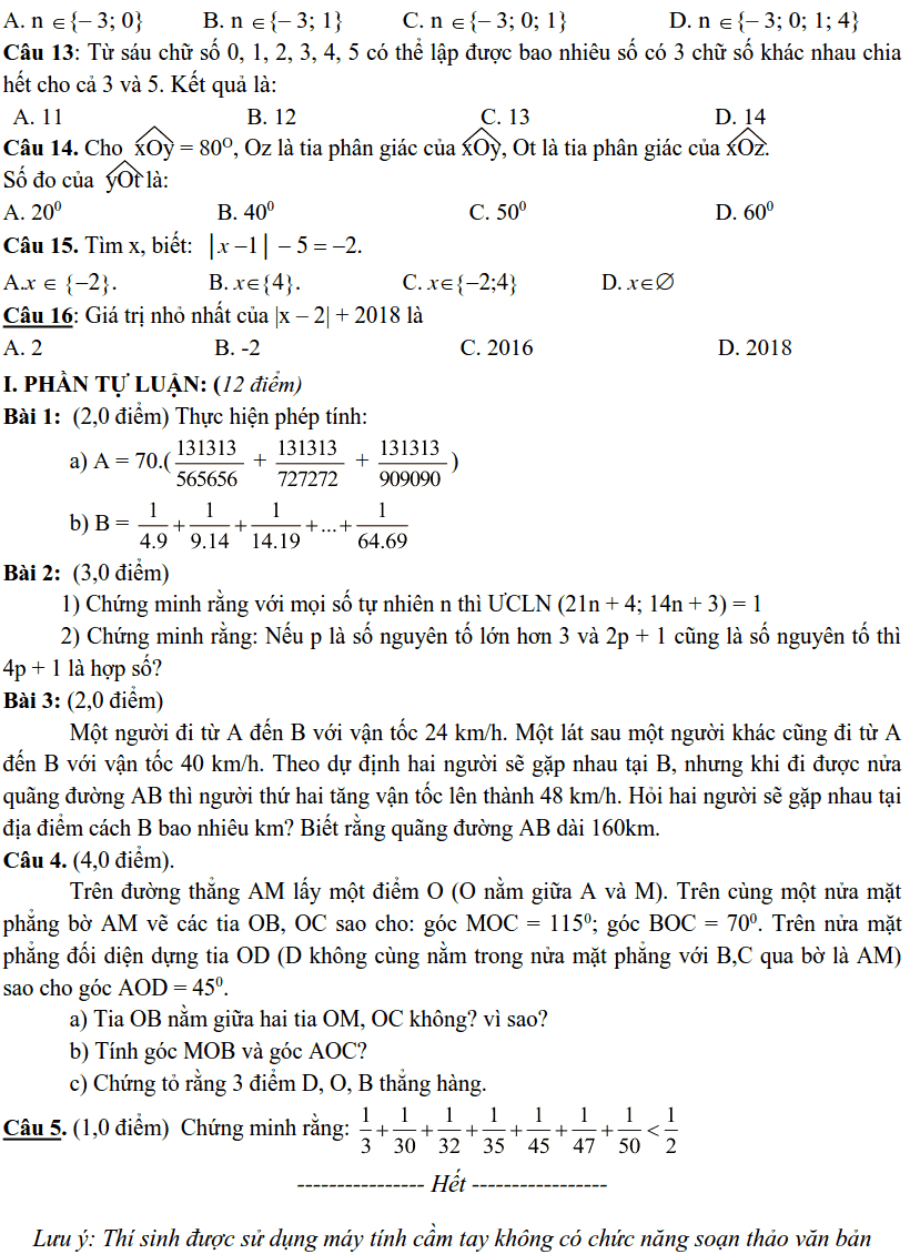 Đề thi chọn học sinh năng khiếu Toán 6 huyện Phù Ninh 2017-2018 có đáp án-1