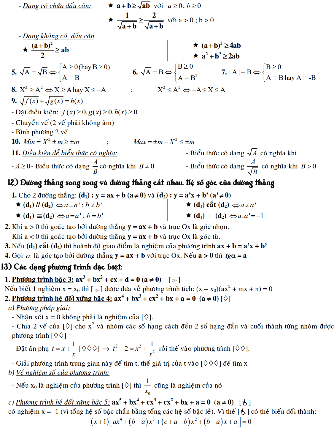 Công thức Toán 9 đầy đủ nhất-4