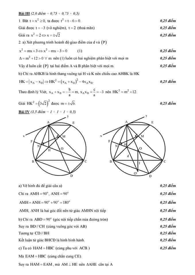 Đề khảo sát chất lượng lớp 9 lần 2 môn Toán THCS Trưng Vương 2018-2019 có đáp án-2
