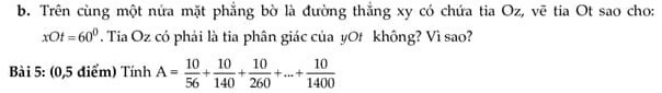 Đề kiểm tra giữa HK2 môn Toán 6 THCS Quỳnh Mai 2017-2018-1