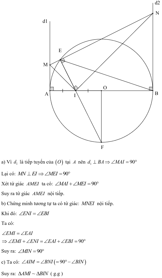 Tuyển tập các bài Hình học trong đề thi vào lớp 10 Hà Nội từ 2006 tới nay-10