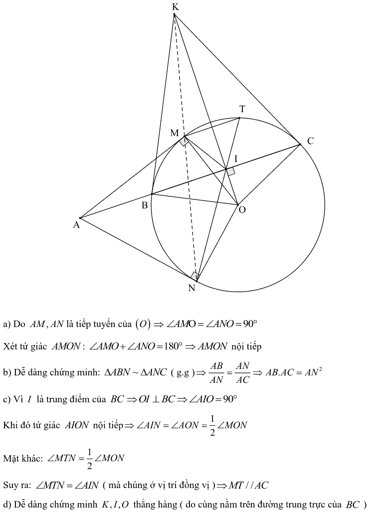 Tuyển tập các bài Hình học trong đề thi vào lớp 10 Hà Nội từ 2006 tới nay-14