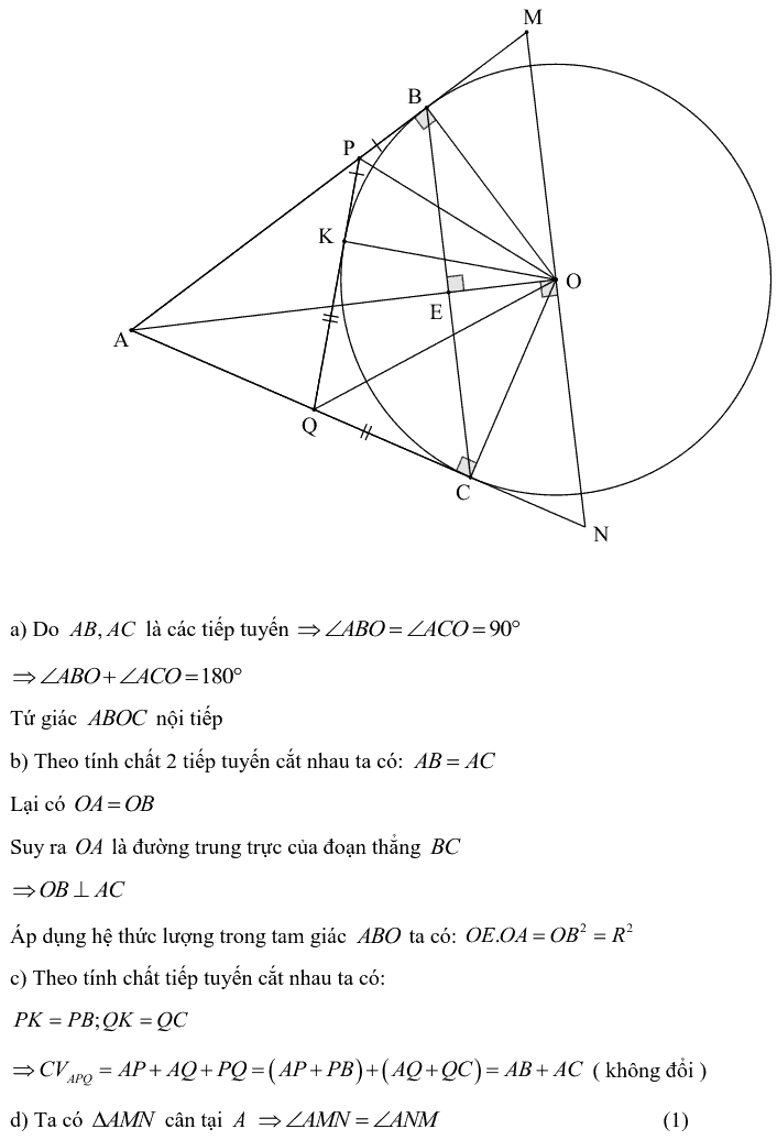 Tuyển tập các bài Hình học trong đề thi vào lớp 10 Hà Nội từ 2006 tới nay-6