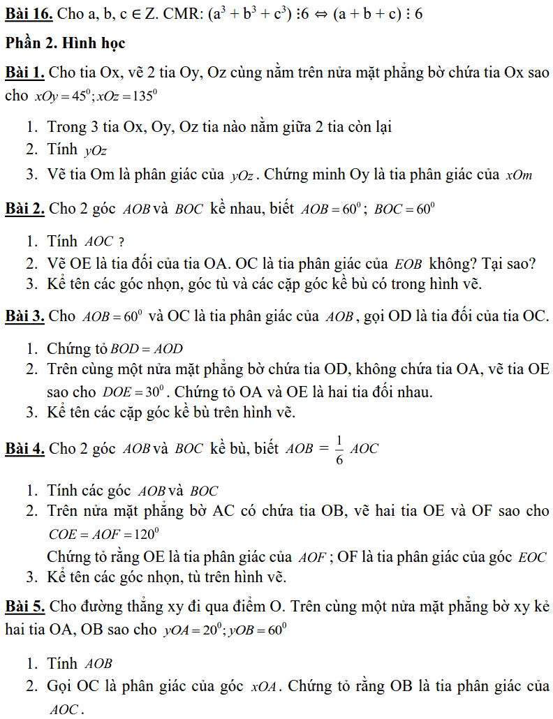 Đề cương ôn tập HK2 môn Toán 6 THCS Ngôi Sao Hà Nội 2018-2019-4