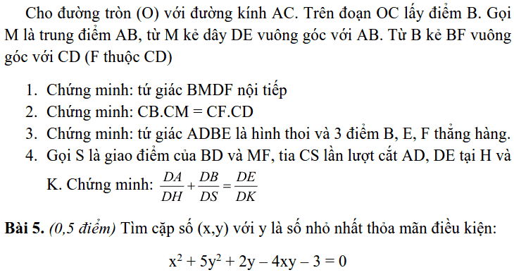 Đề thi HK2 môn Toán 9 huyện Thanh Trì năm 2018-2019 có lời giải-1