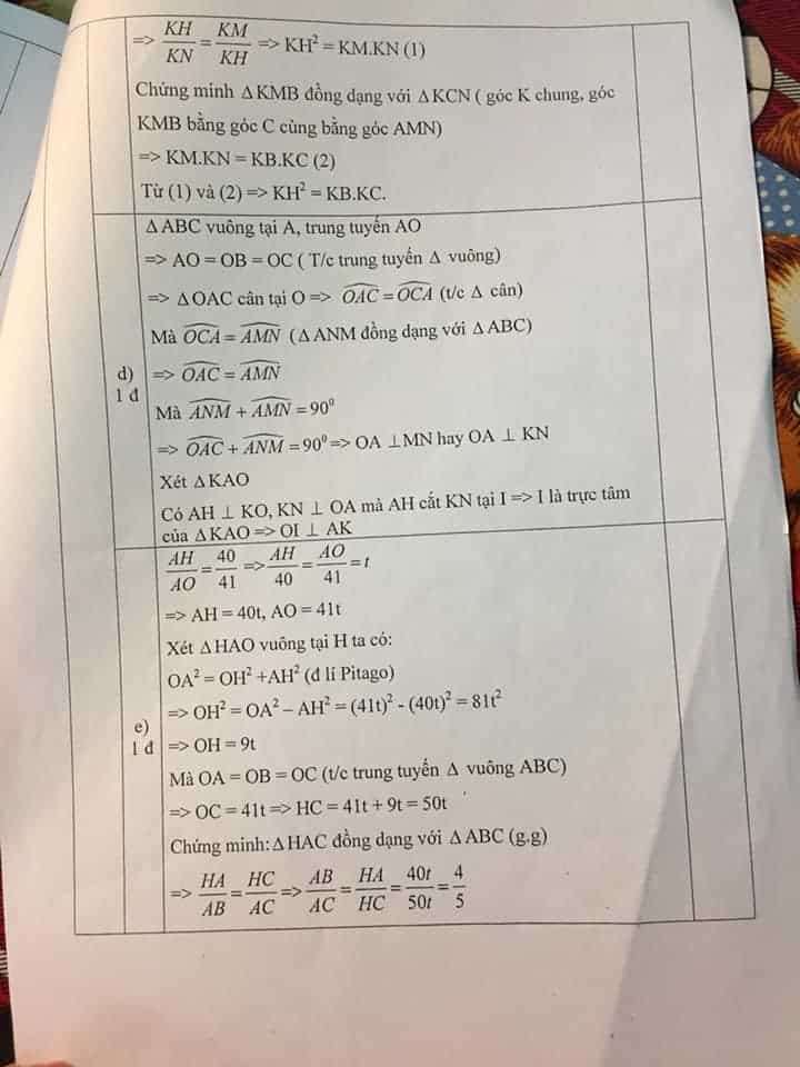 Đề thi HSG môn Toán 8 huyện Chương Mỹ năm 2018-2019 có đáp án-5