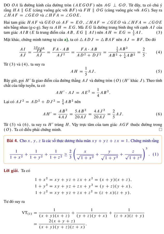 Đề thi Toán vòng 1 vào 10 trường THPT chuyên KHTN năm 2019 có lời giải-4