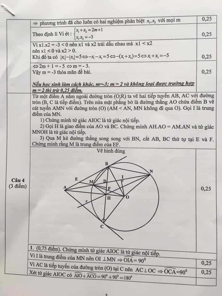 Đề thi Toán vào 10 tỉnh Hải Dương năm 2019-2020 có đáp án-3
