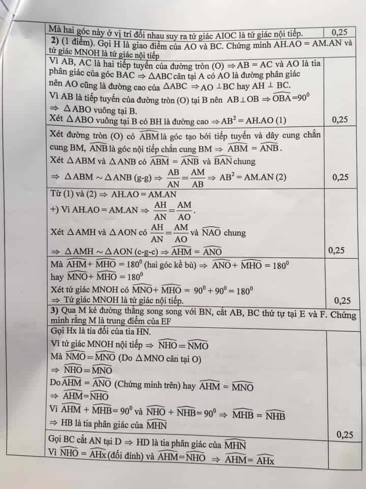 Đề thi Toán vào 10 tỉnh Hải Dương năm 2019-2020 có đáp án-4