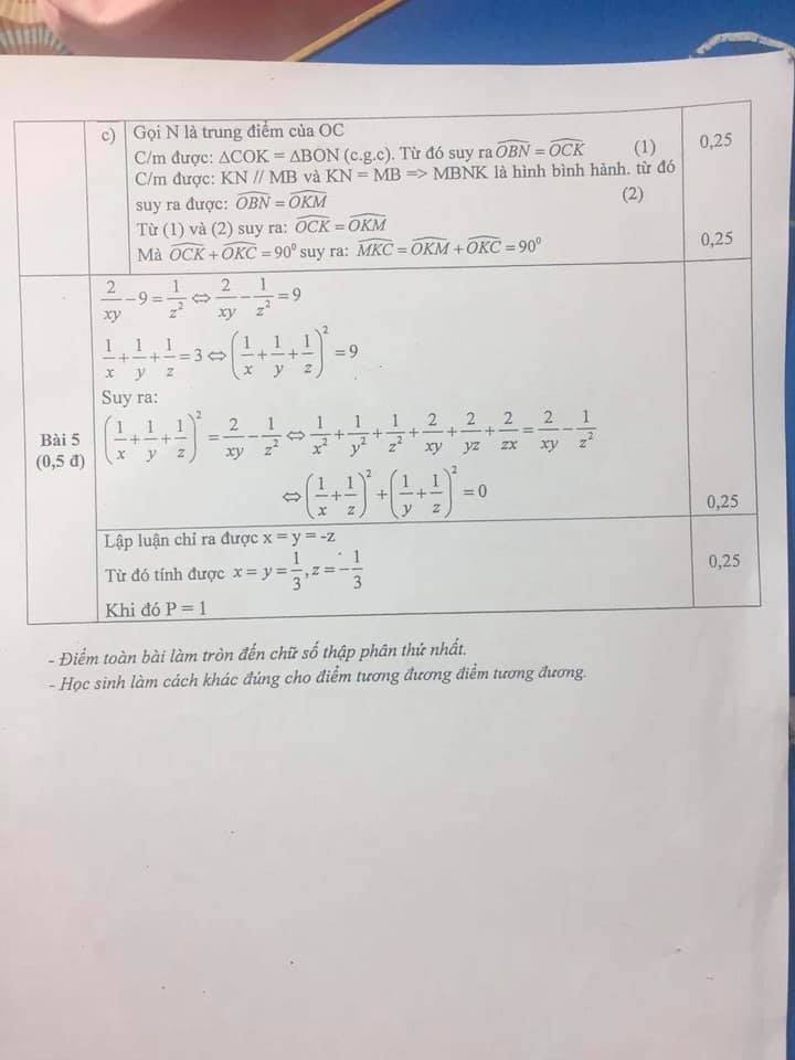 Đề kiểm tra HK1 môn Toán 8 huyện Đan Phượng 2019-2020 có đáp án-3