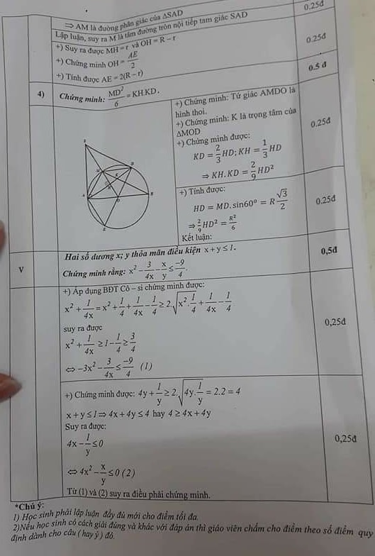Đề kiểm tra HK1 môn Toán 9 quận Hoàng Mai năm 2019-2020 có đáp án-3