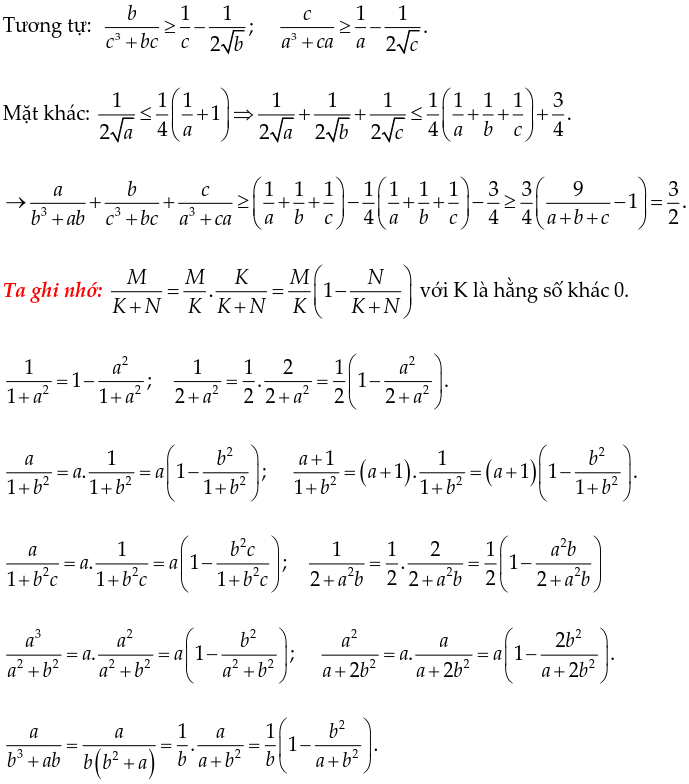 Một số ví dụ chứng minh BĐT bằng phương pháp Cauchy ngược dấu-3