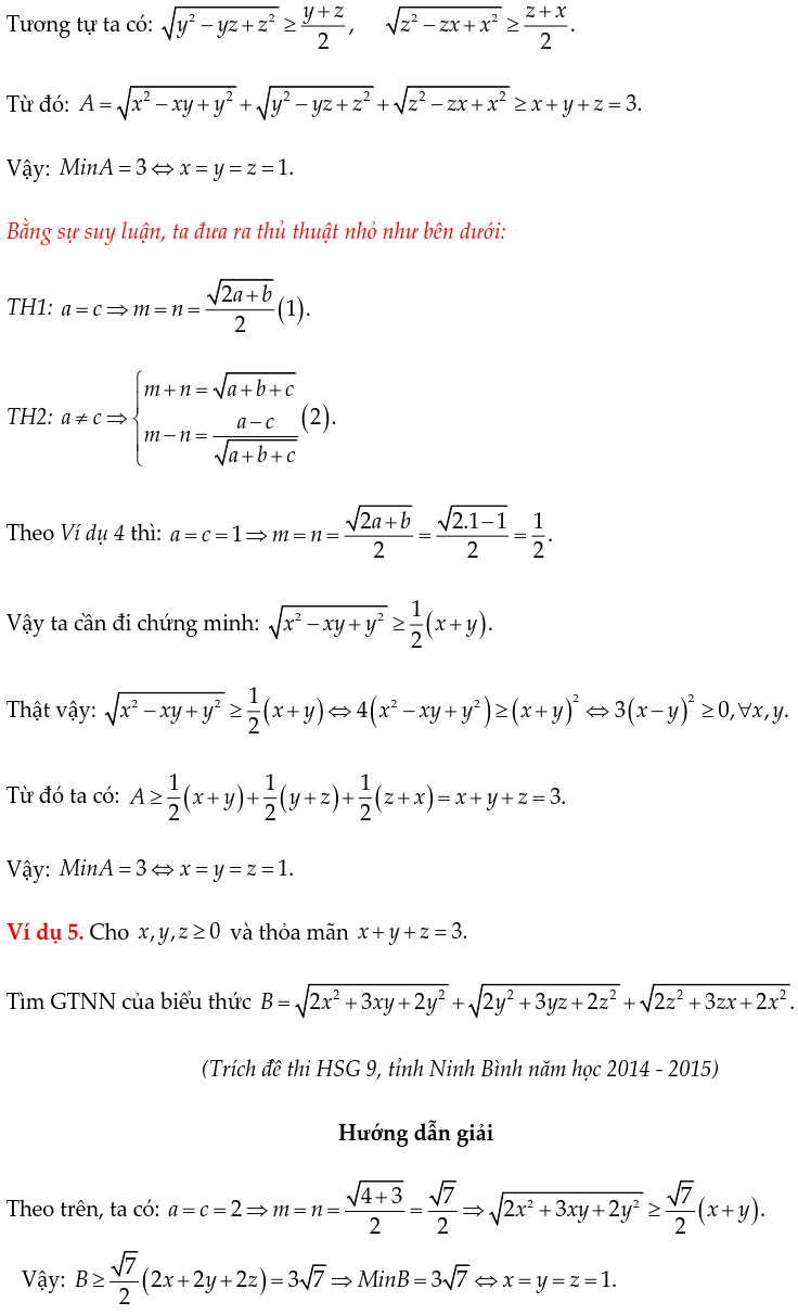 Một số ví dụ chứng minh BĐT bằng phương pháp hệ số bất định UCT-3