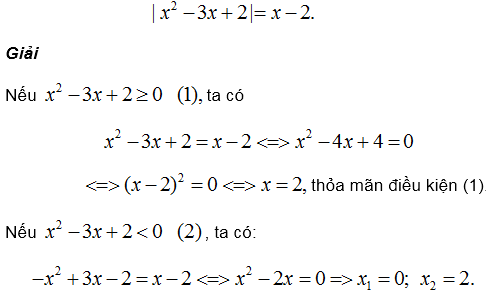 Phương tình quy về phương trình bậc hai – Bồi dưỡng Đại số 9