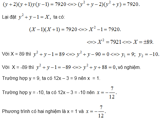 Phương tình quy về phương trình bậc hai – Bồi dưỡng Đại số 9