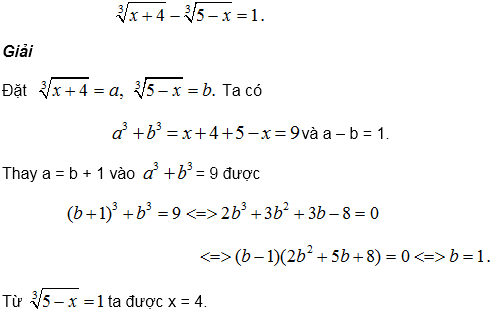 Phương tình quy về phương trình bậc hai – Bồi dưỡng Đại số 9